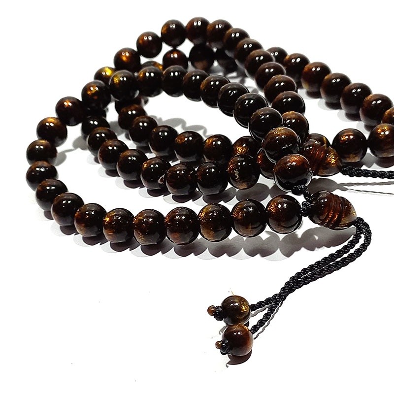 GELANG FOSIL AKAR BAHAR YUSER EMAS NATURAL TEMBUS CAHAYA TALI TARIK