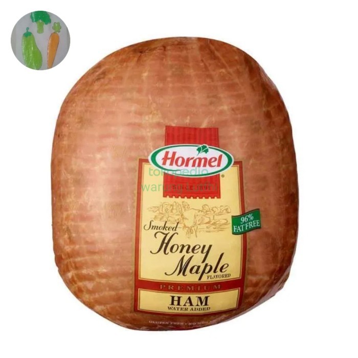 

HORMEL SMOKED HONEY MAPLE HAM adalah ham utuh berkualitas tinggi