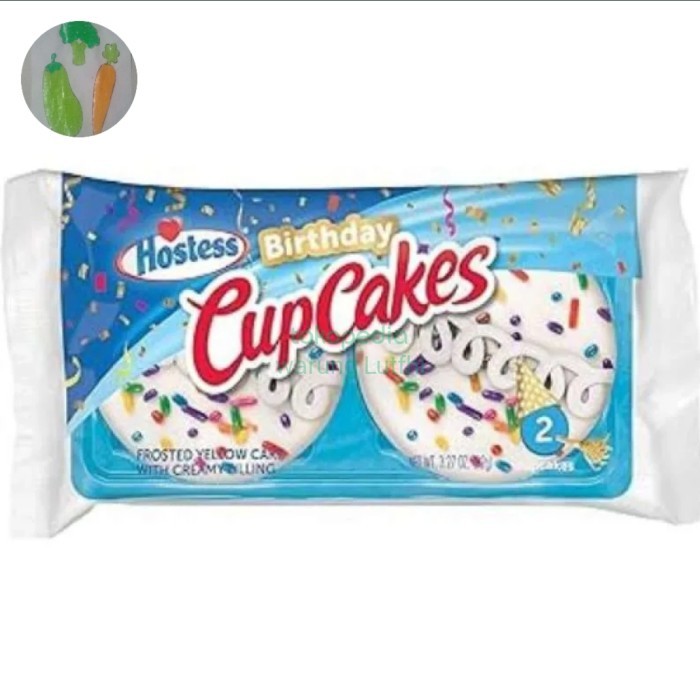 

HOSTESS CUP CAKES BIRTHDAY 3.27 OZ