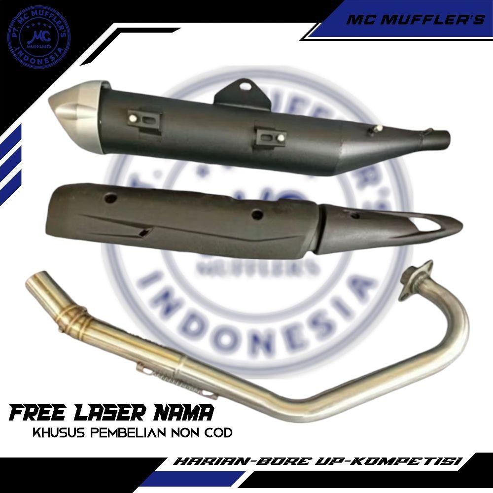 Knalpot standar racing mx135/mx king ORIGINAL MC MUFFLER