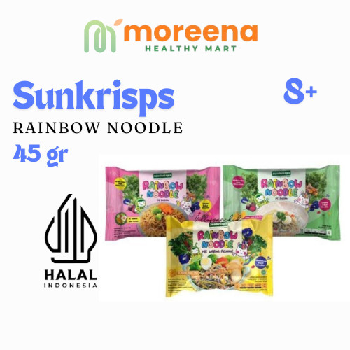 

SUNKRISPS - Rainbow Cheese Noodle 1+ NO MSG - 45gr