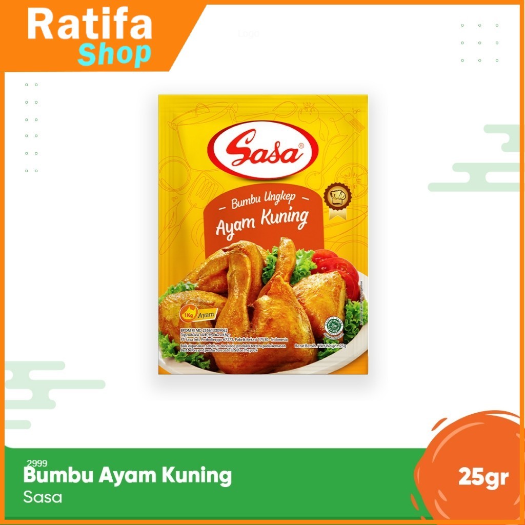 

Sasa Bumbu Ungkep Ayam Kuning 25gr