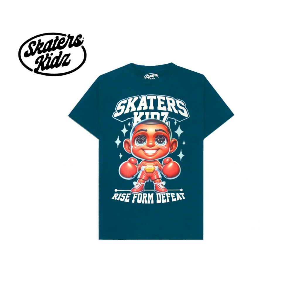 T-SHIRT SKATERS KIDZ JL BOXER YC015 BIRU NAVY