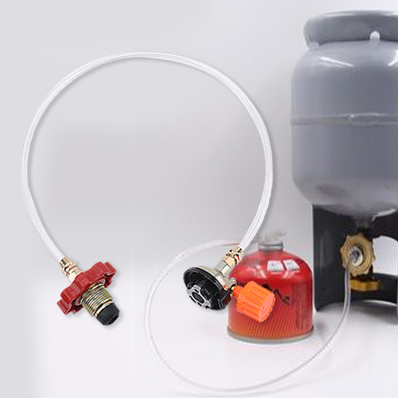 Alat Refill isi ulang gas kaleng portabel dari tabung LPG Alat Refill gas kaleng
