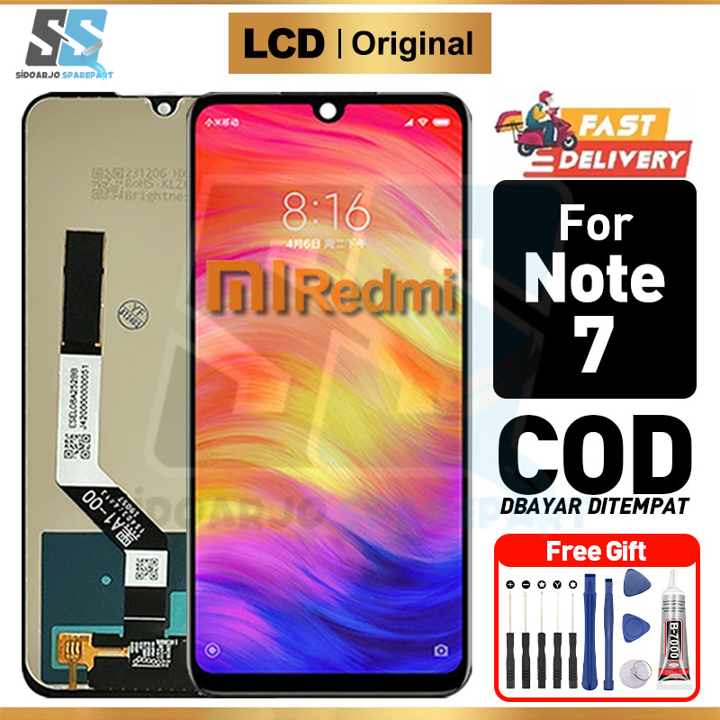 LCD Redmi Note 7 / Note 7 Pro Original Touchscreen Fullset Asli Ori Compatible For Glass Touch Scree