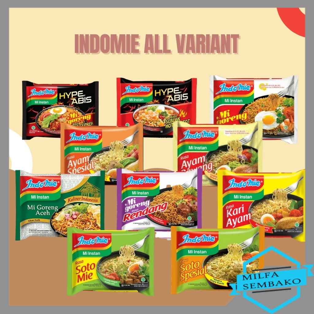 

HS22 Indomie Mie Instan / Indomie Goreng