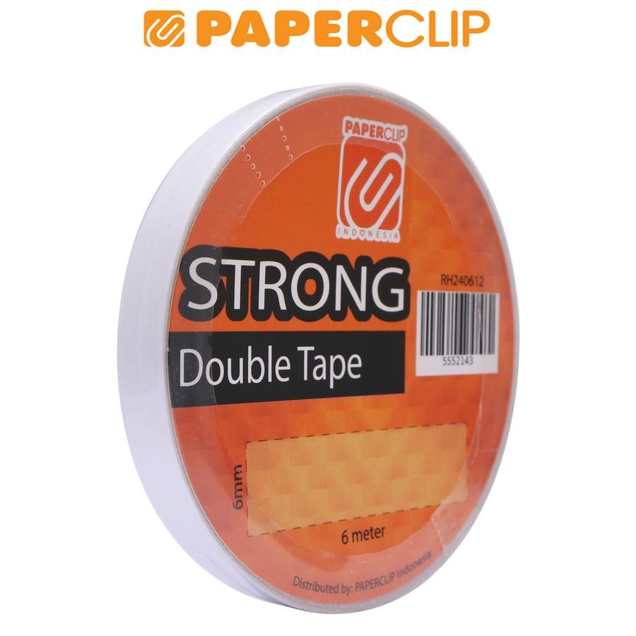 

TAPE DOUBLE PAPERCLIP 6MM 6M
