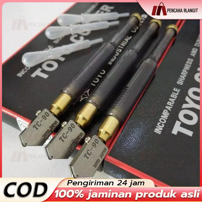 pisau potong kaca toyo tc 90 asli jepang pisau pemotong kaca alat potong kaca alat pemotong kaca ori