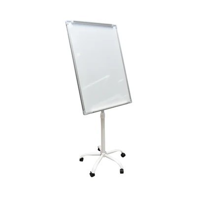 

BEST QUALITY Whiteboard Flipchart Papan Tulis Beroda Standing 70x100cm - Putih
