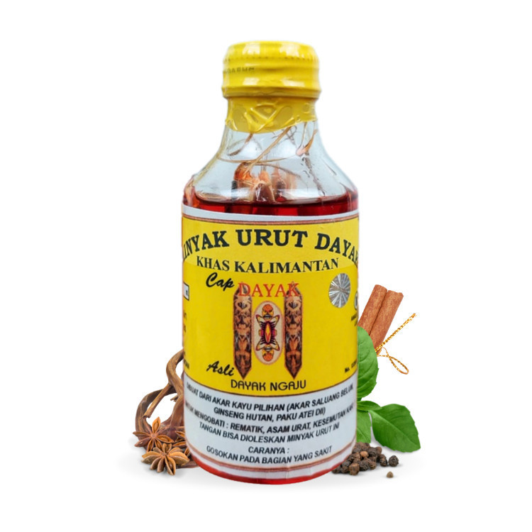 Minyak Urut Pijat Ida Dayak Kalimantan Obat Alergi Gatal Kulit Ampuh
