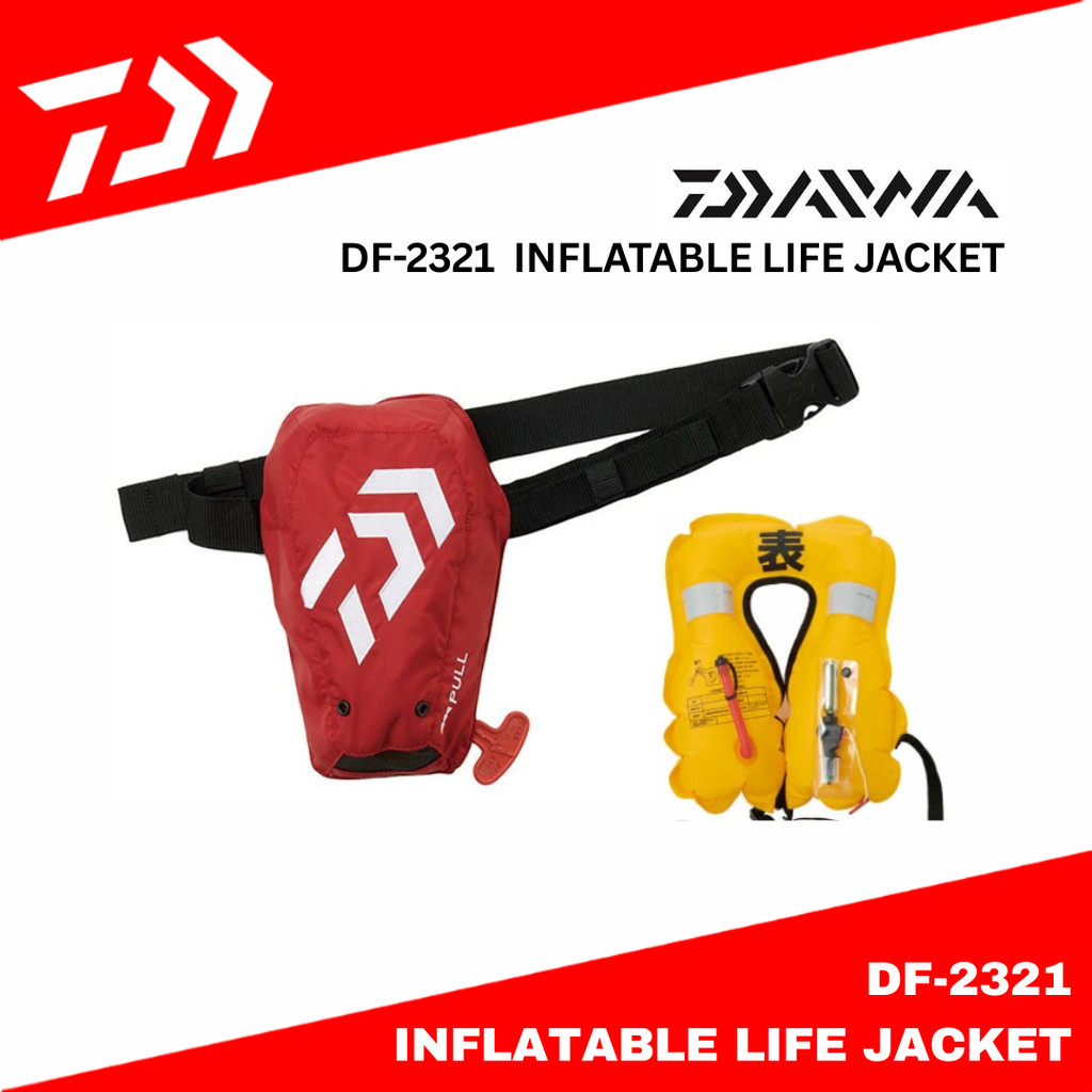 Daiwa DF-2321 Inflatable Life Jacket Vest Pouch Type
