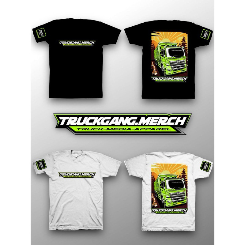Kaos Distro Truckgang Original Kaos T-shirt New Tg.Hino