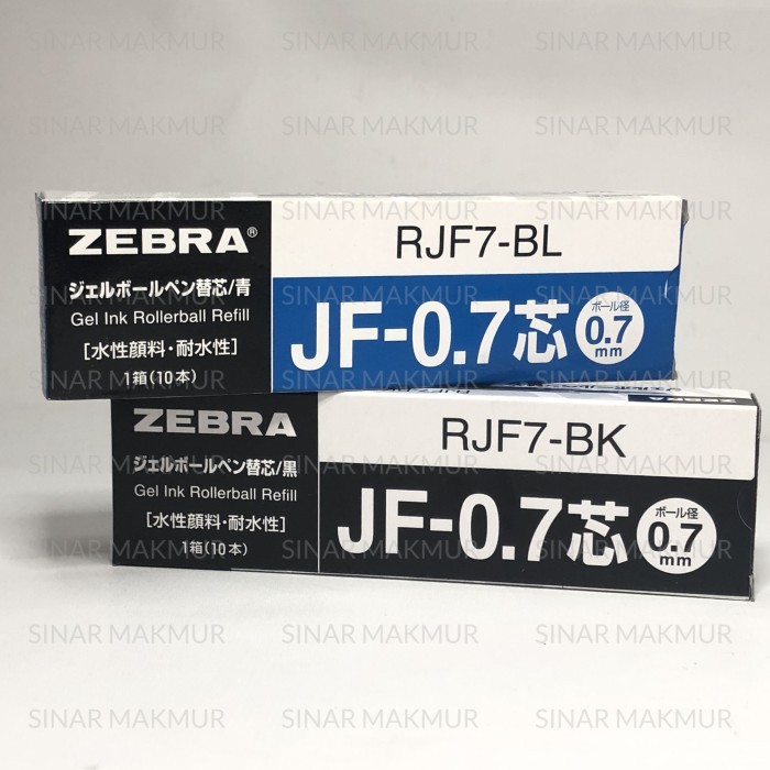 

[[PROMO]] Refill / Isi Pulpen Sarasa 0.7 ZEBRA JF-0.7 (PAK) - Hitam