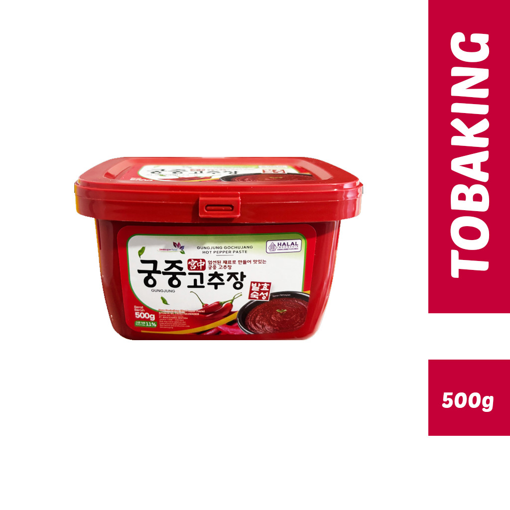 

Gochujang HALAL 500gr Gungjung Gochujang Hot Pepper Paste Sambal Cabe Korea