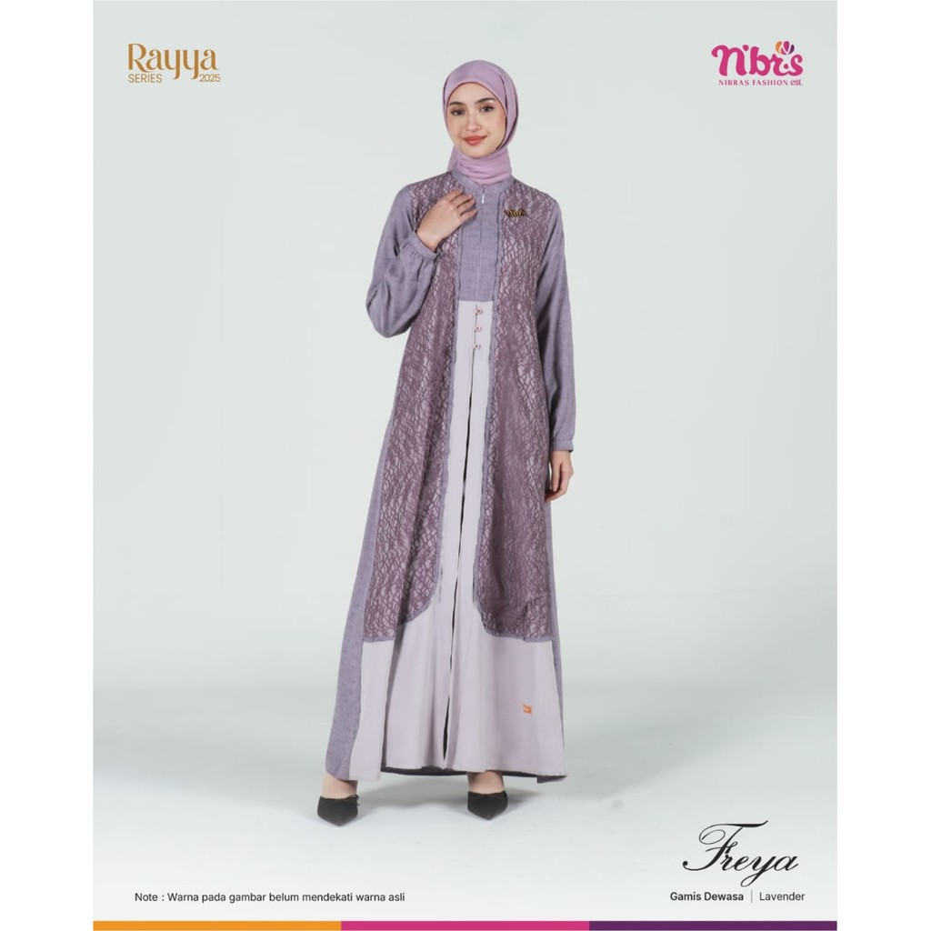 Gamis Ibu dan Anak Sarimbit Nibras Freya Lavender