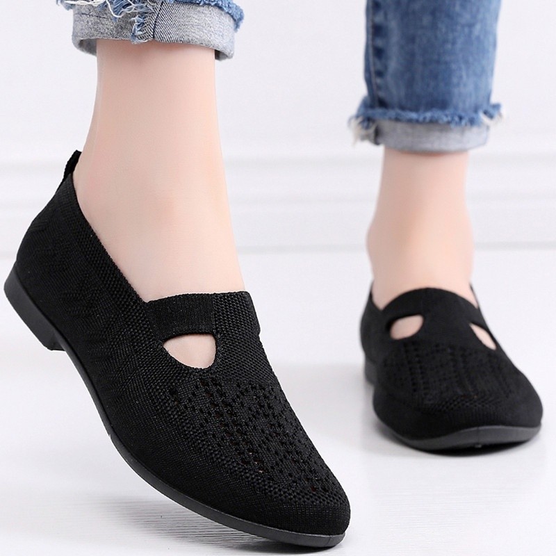 PROMO LVR FREE BOX Sepatu Flat Slip On Wanita LV0452