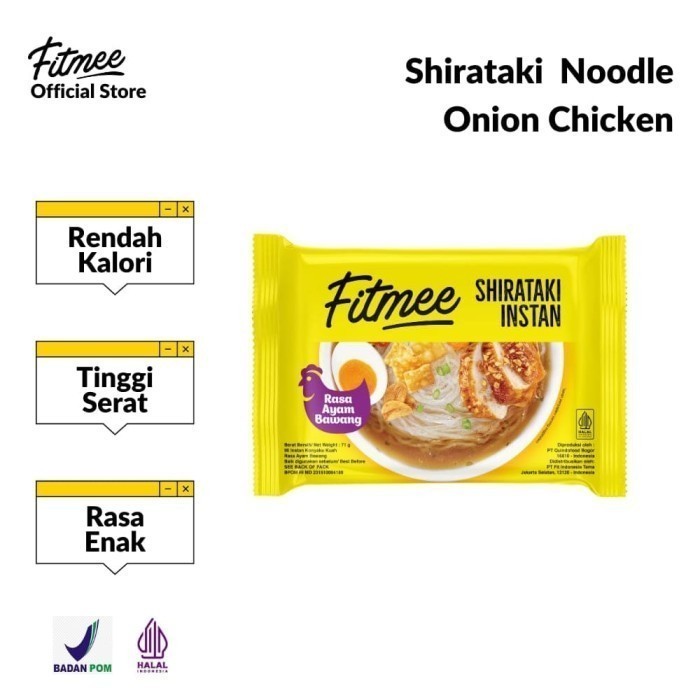 

Fitmee Mie Shirataki Konyaku / Mie Diet Keto / Mie Rendah Kalori - Ayam Bawang