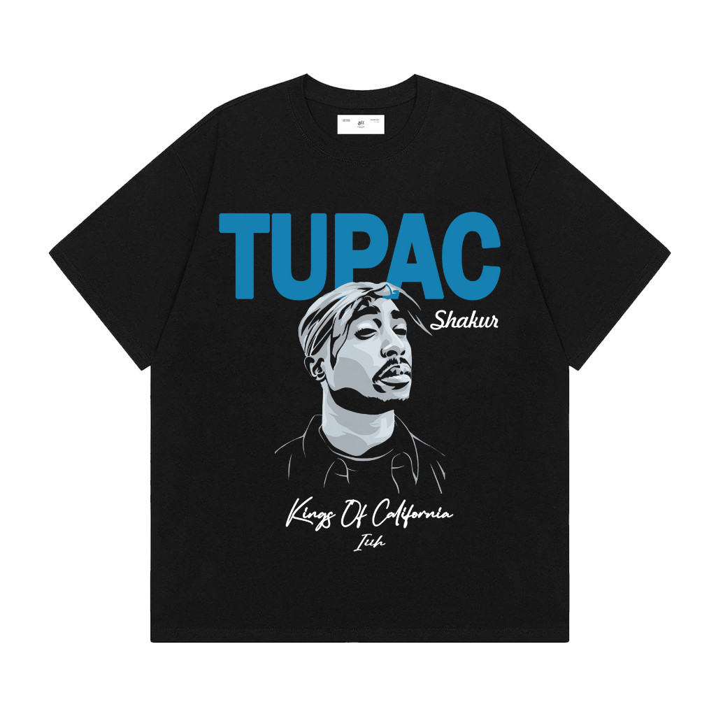 High Quality T-Shirt Tupac Shakur Black Tees