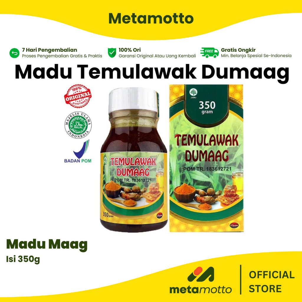 

MADU TEMULAWAK DUMAAG 350 gr - Metamotto