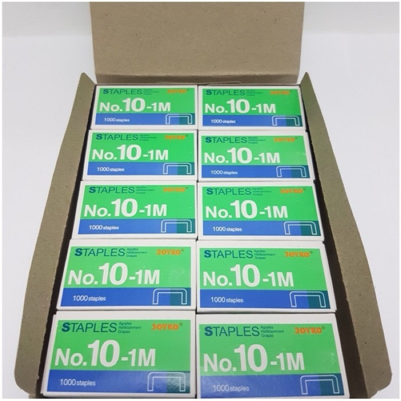 

(MGS) [JOYKO] ISI STAPLES MURAH | ISI STAPLER PREMIUM | REFILL STAPLER JOYKO No. 10 [1 Box Kecil]
