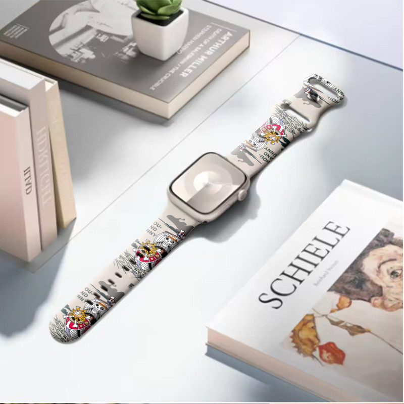 Tali tengkorak yang stylish cocok untuk Apple Watch 1 Series 2 Apple Watch Series 3 Apple Watch Seri