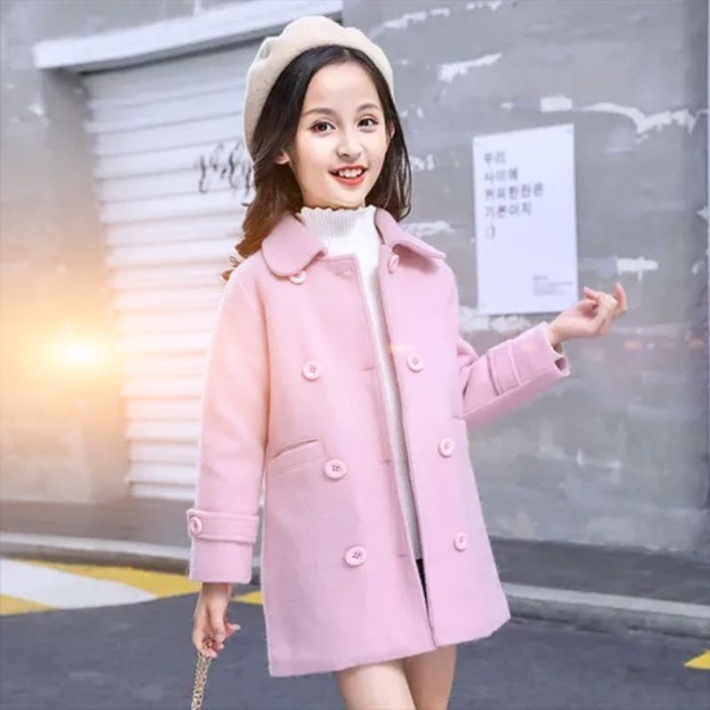 Jaket Panjang Anak Perempuan Korea Style Kekinian