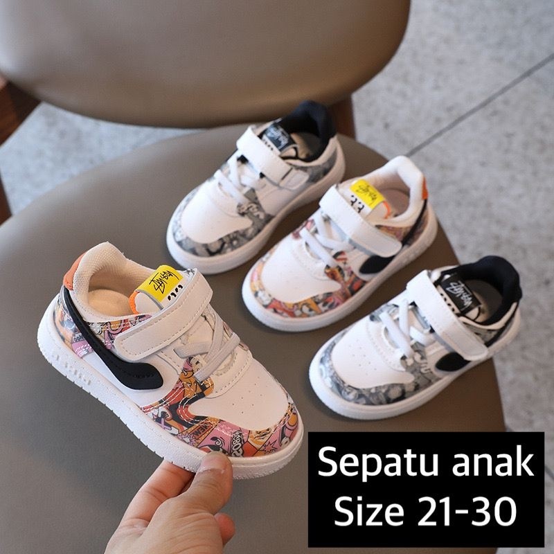 (KVL-JKT) SP-ASHI SEPATU SNEAKER ANAK BARONES GEMAS SIZE 21-30