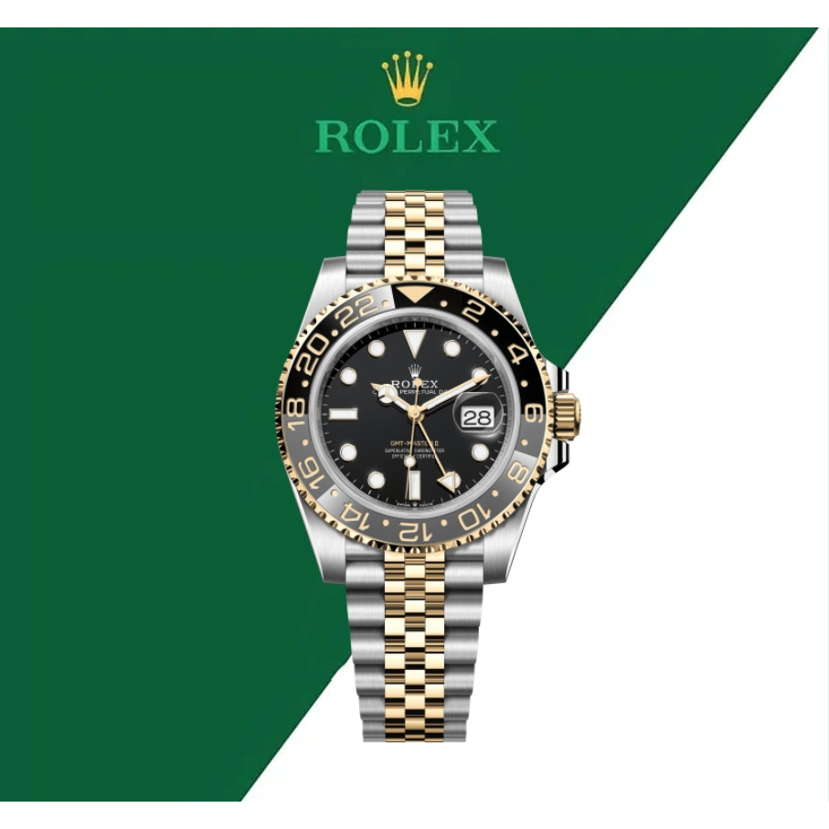 Rolex[100%ORI] RΟLΕΧ Submariner Jam Tangan Pria M126713GRNR-0001 GMT-Master Ll Series Commonly Known