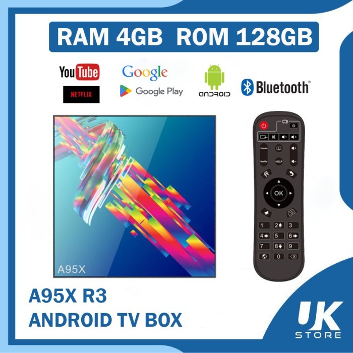 Android TV BOX A95X F2 Android 9.0 RAM 4GB ROM 64GB - A95X 4+64GB
