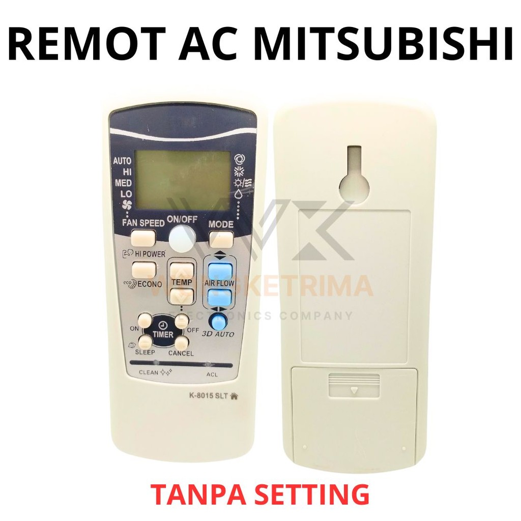 Remote Ac Mitsubishi Remot Untuk Ac Merek Mitsubishi Electric