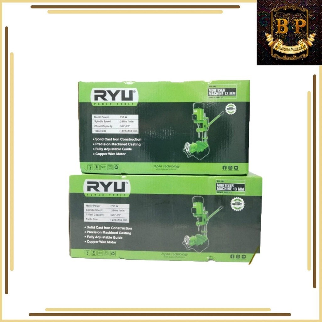 Mesin Bobok Kayu RMM 13 RYU RMM13 Mortiser 13MM
