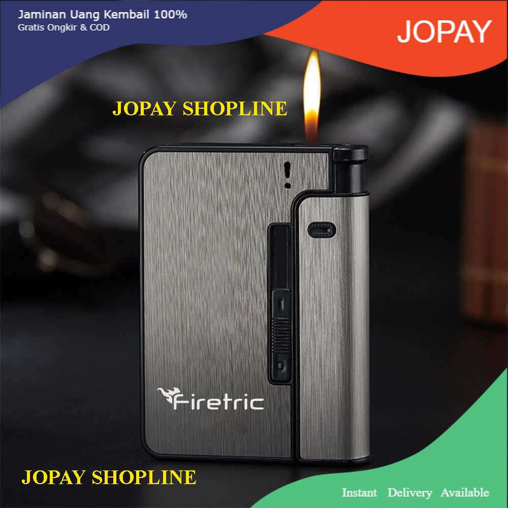 Jopay Kotak Rokok Cigarettes Case with Lighter Slot - JD-YH001