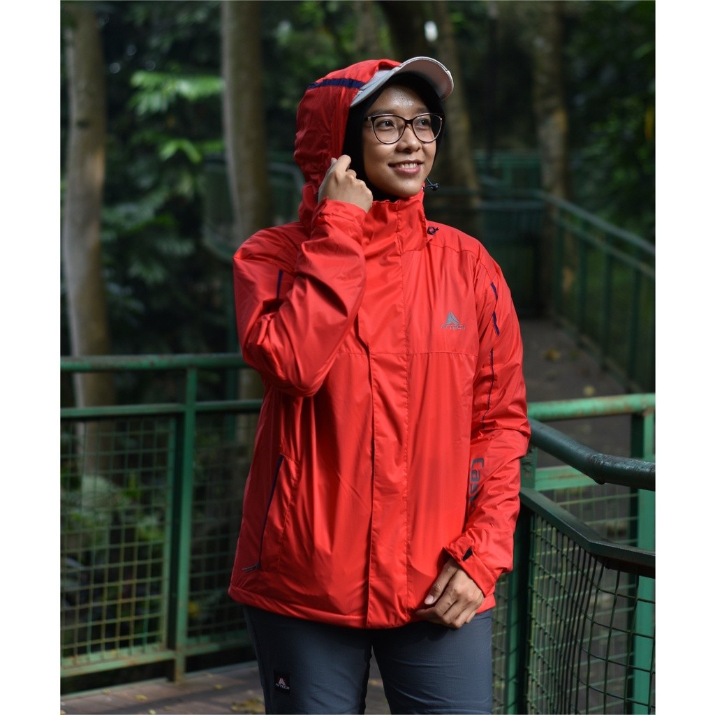 [BEST DEALS] AVTECH - Jaket Windbreaker Waterproof Gorpcore Outdoor Gunung Camping Hujan Inner Polar