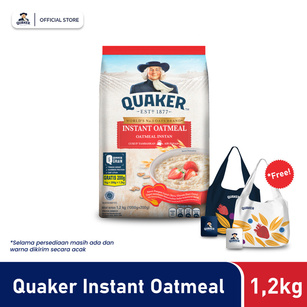 

Quaker Instant Oatmeal 1200 gr