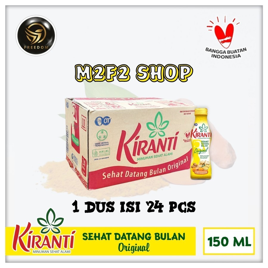 

Kiranti Minuman Kesehatan Datang Bulan Original - 150 ml (Kemasan Karton)