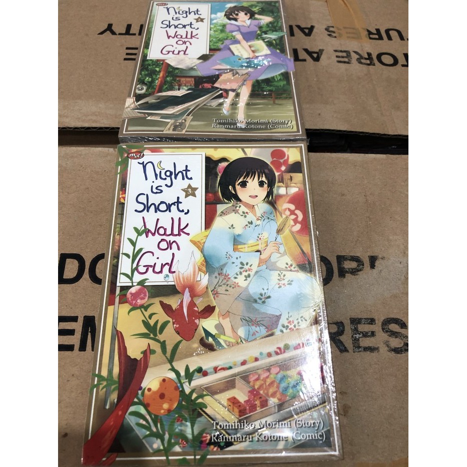 night is short walk on girl cabutan Anime Komik Manga