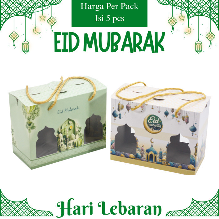 

Parsel Ramadan, Paperbag Edisi Lebaran Untuk 2 Toples Jar Kue Kering