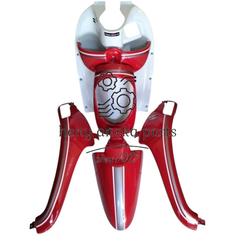 Cover body depan scoopy fi esp 2016 cover lampu depan set