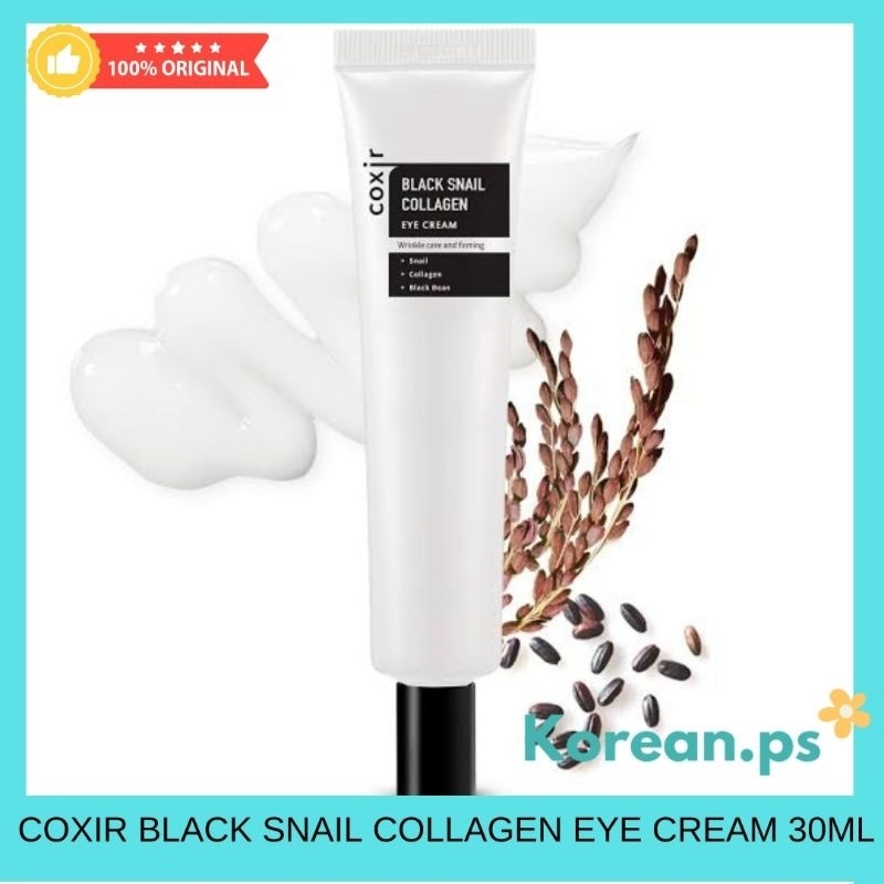 (SALE) COXIR BLACK SNAIL COLLAGEN EYE CREAM Korean Skincare Original