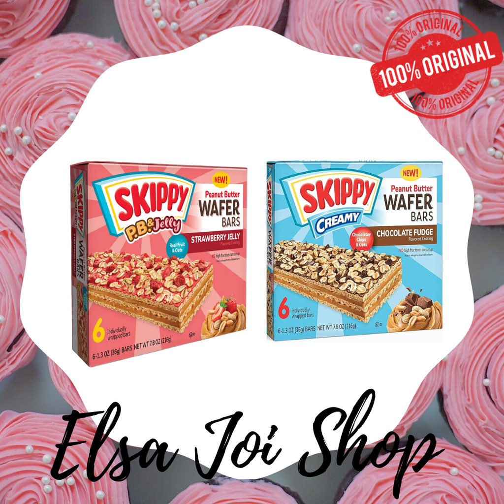 

Skippy Wafer Bars 6 Individually Wrapped Bars - 216 Gr