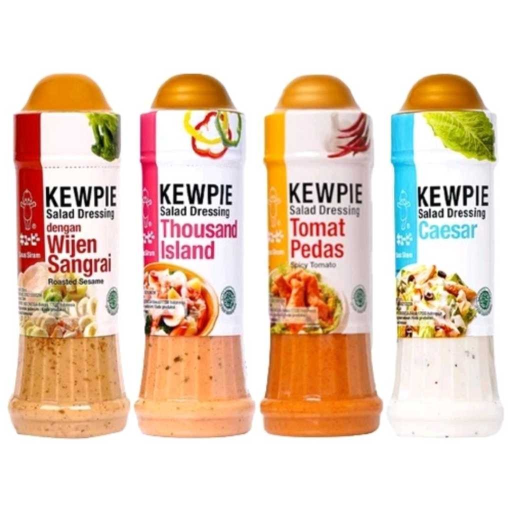 

KEWPIE Salad Dressing Wijen sangrai | Wijen Salad dressing | Kewpie Caesar Saus siram 200ml
