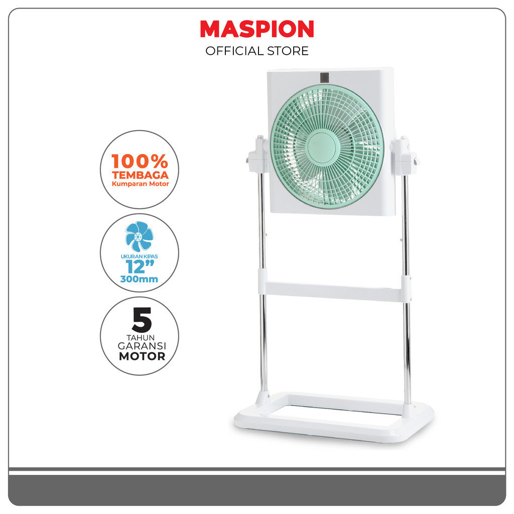 Maspion Kipas Angin Kotak Box Fan 12 Inch JF-1203 RC