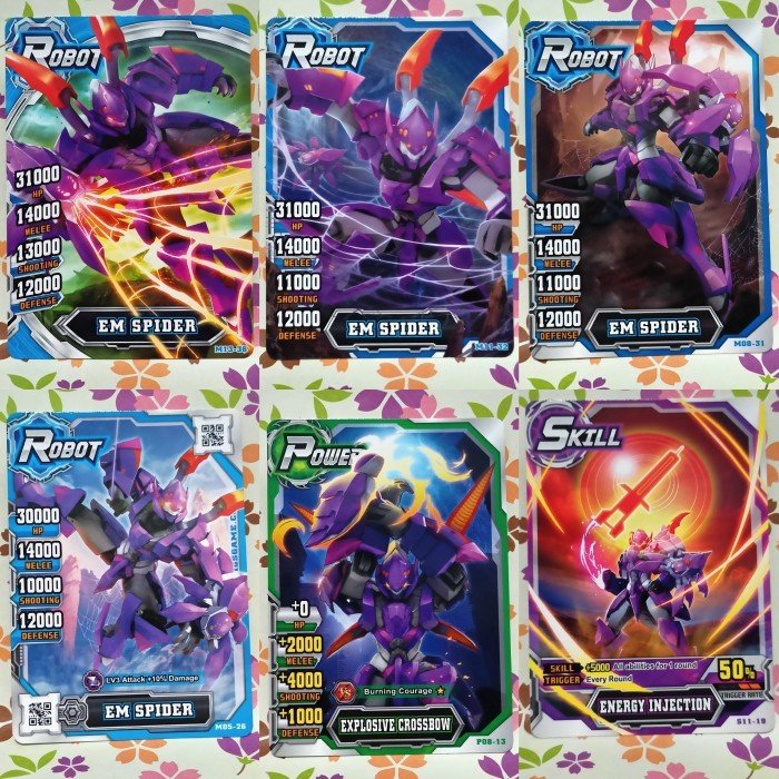 hero of robots normal EM SPIDER robot / power / skill - POWER p08 / p11