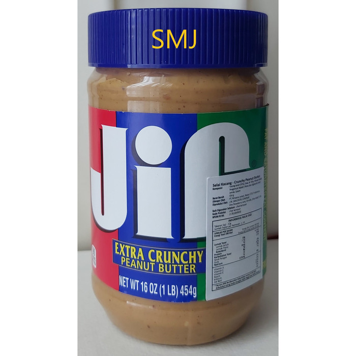 

New Arrival Jif Creamy Peanut Butter Selai Kacang Tidak Mengandung Pengawet 454gr - Extra Crunchy