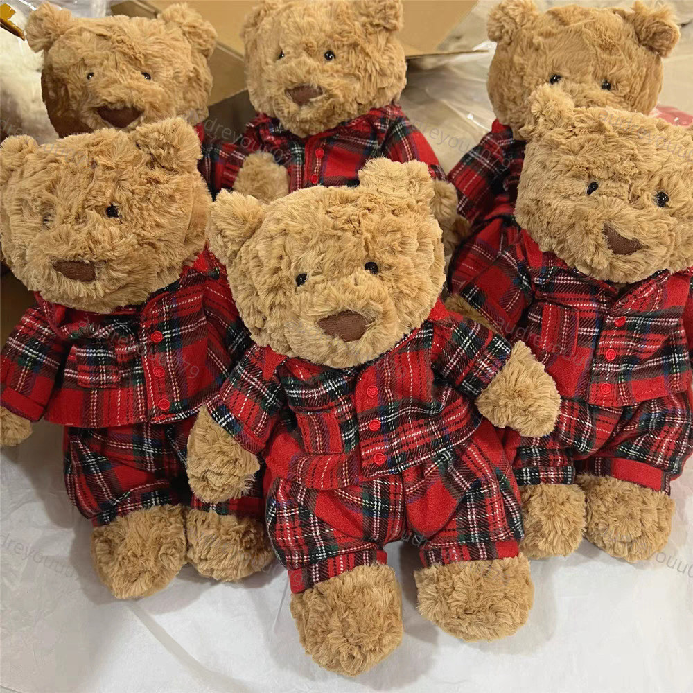 JELLYCAT Bartholomew Bear Bedtime Christmas Special Cute Bear Plush Toy Baby Soothing Gift