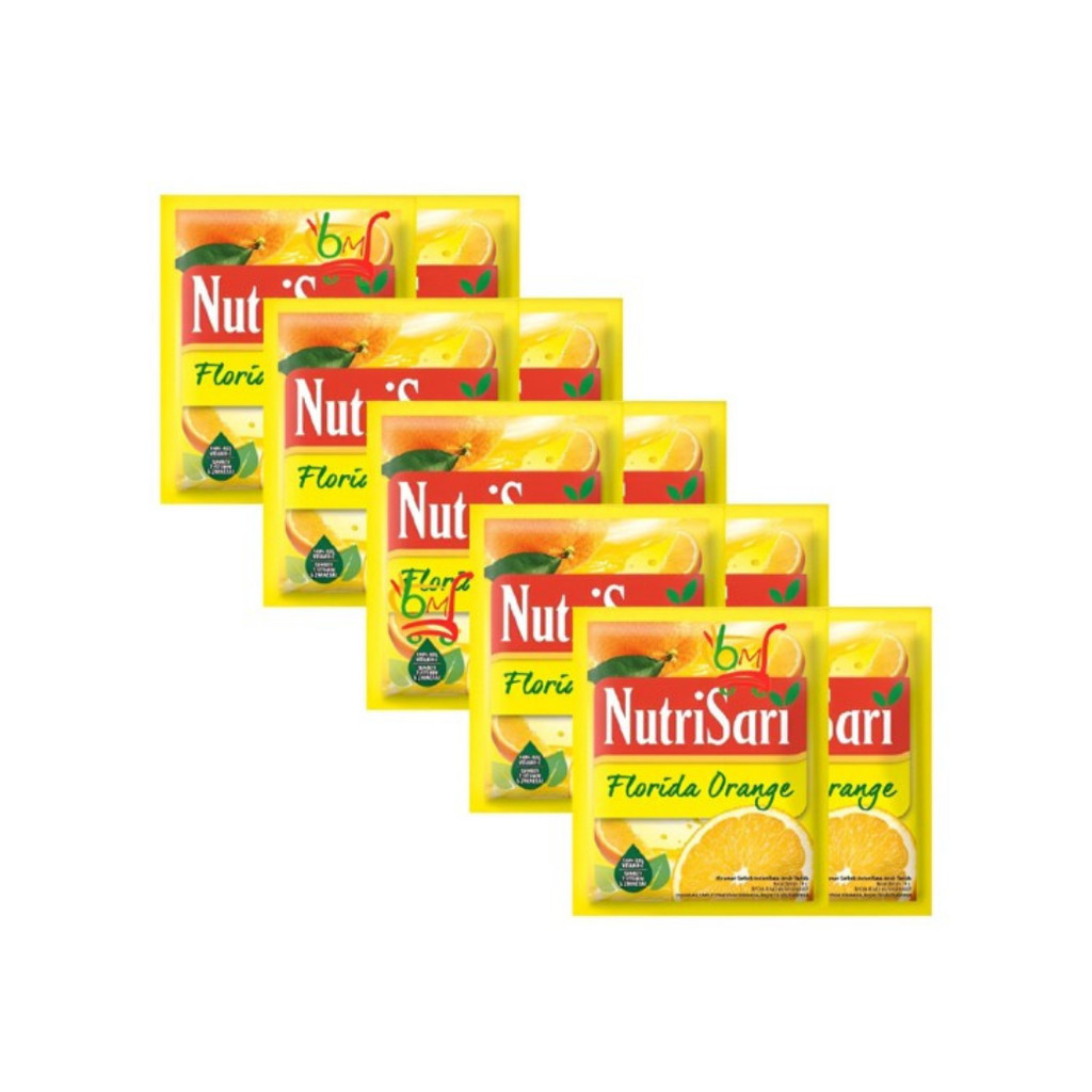 

Nutrisari Bernutrisi Minuman Rasa Buah Jeruk 1 Renteng 10 Pcs