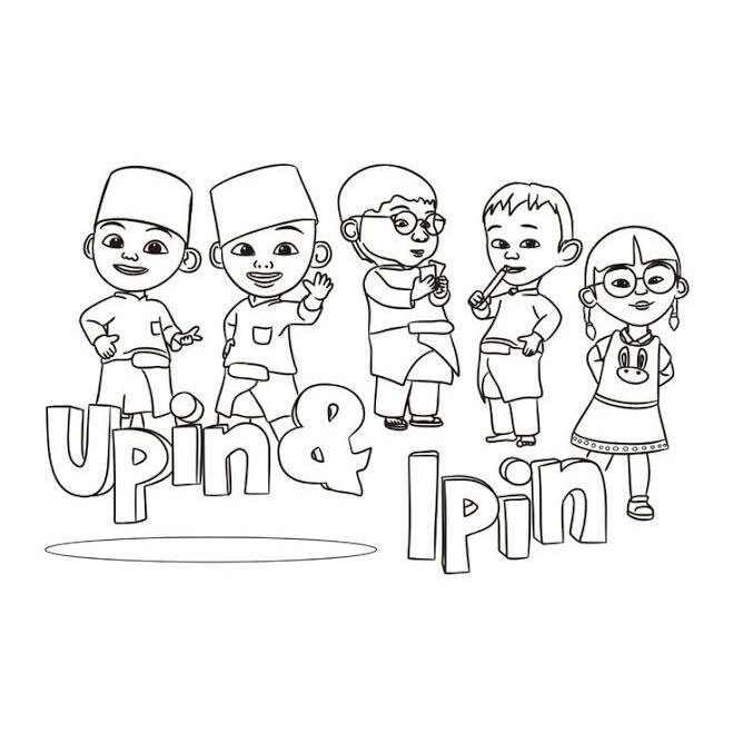 

Isi 20 Lembar Kertas mewarnai Upin&Ipin ukuran Kertas a4 untuk anak paud TK dan SD