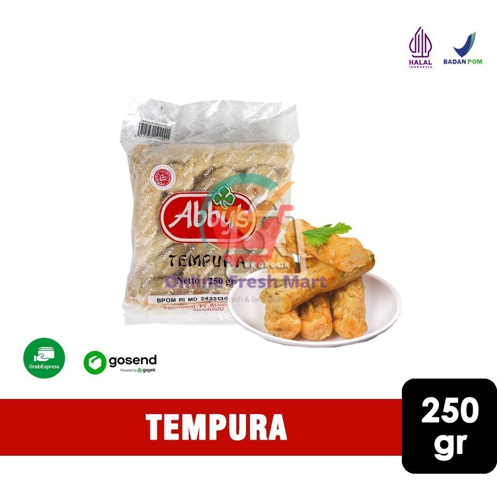 

Tempura Ikan Abby's 250 gr (KHUSUS INSTANT) - Online Fresh Mart Denpasar