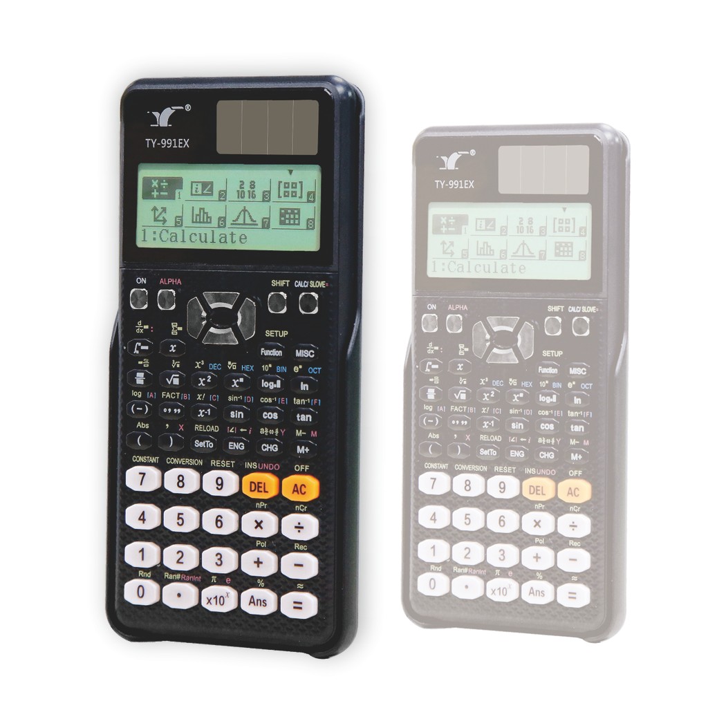 

Scientific Calculators Math Calculator with 552 Function HD Dot Matrix Display (192*63) Dual Power Supply Ideal for Office