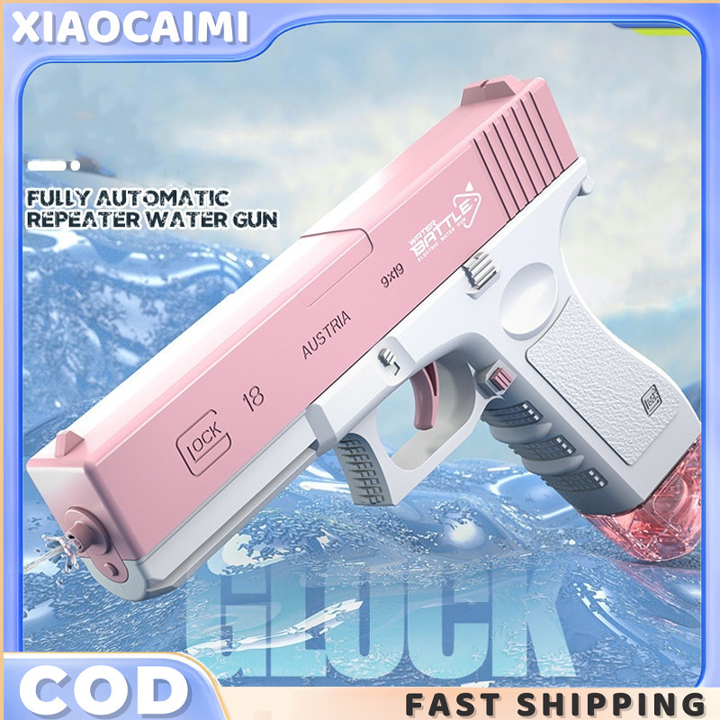 Air Water Gun Tekanan Tinggi Mainan Pistol Air Elektrik Rechargeable/Mainan Anak Pistol